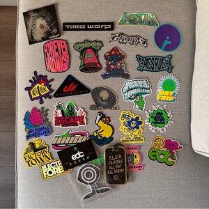 EDC luggage tag, air freshener and stickers